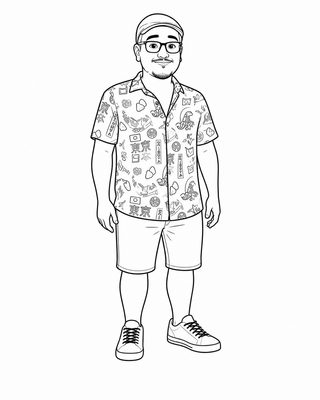 Cocão, desenho para colorir