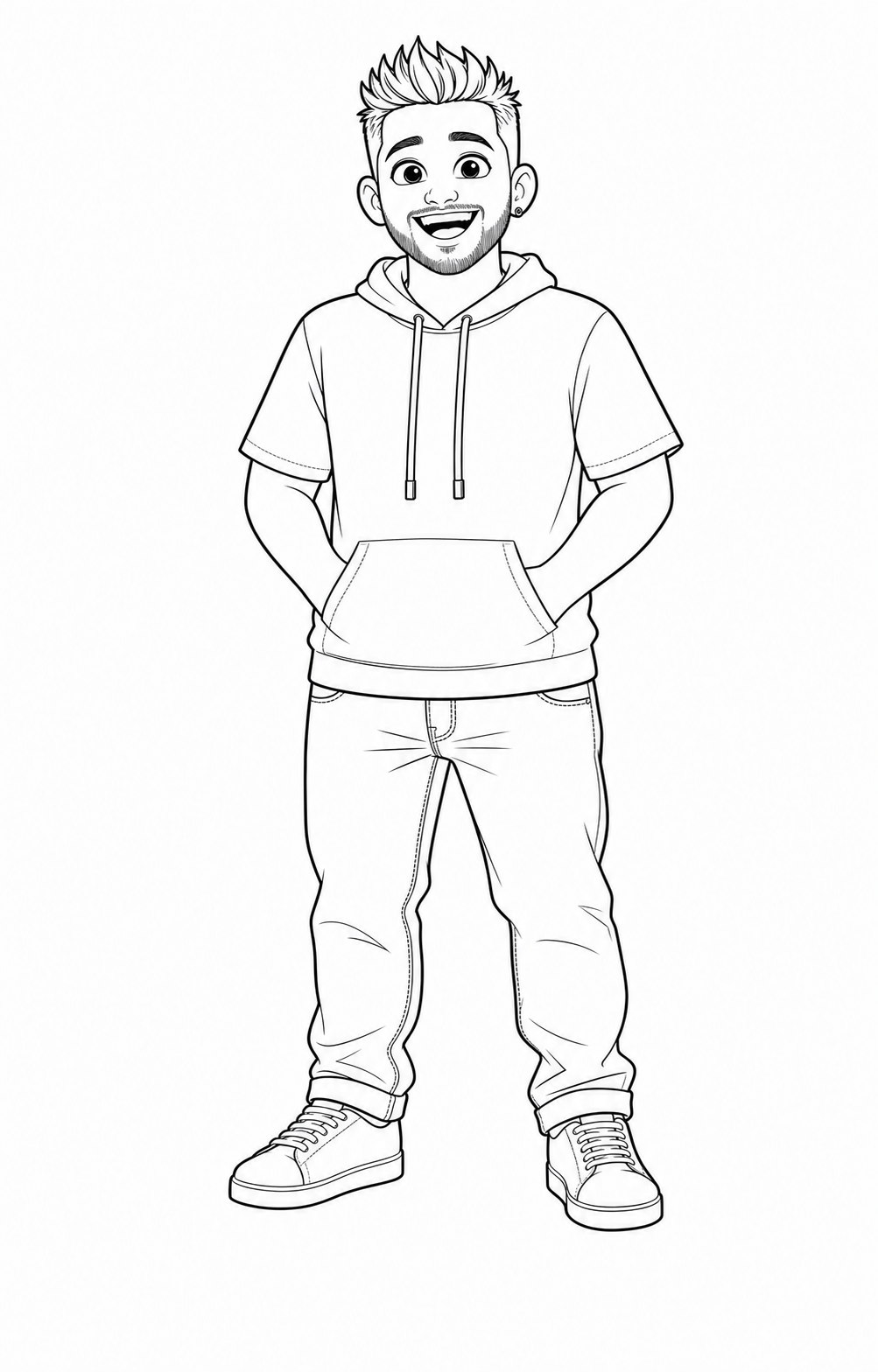 Danty, desenho para colorir
